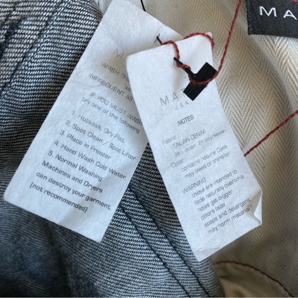 ❌SOLD❌ Matias Co Sol Taper Run Mid Rise Slim Jeans - 30 (runs large) - Picture 14 of 16